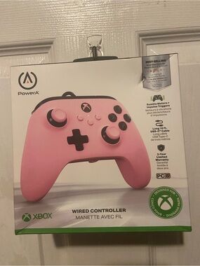 PowerA Pink Wired Xbox Controller - Compatible with Xbox & PC